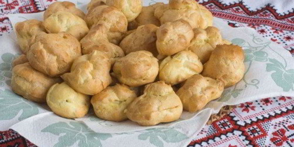 Рецепт профитролей с куриной печенью