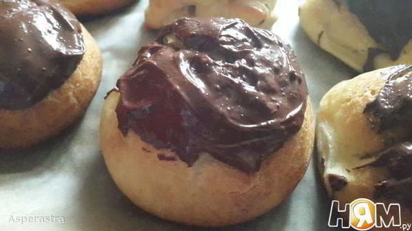 профитроли с разным кремом