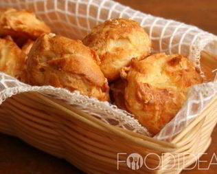 Профитроли с семгой