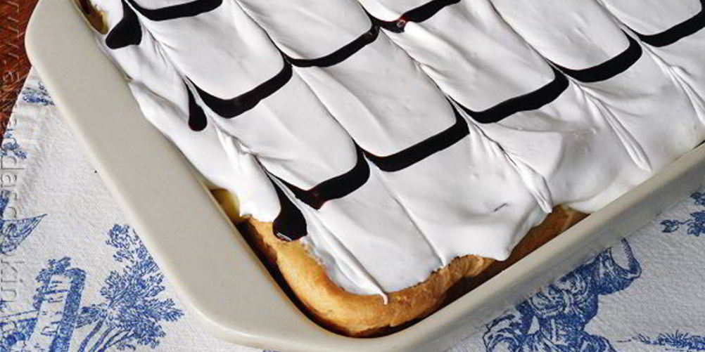 Рецепт торта эклер со взбитыми сливками