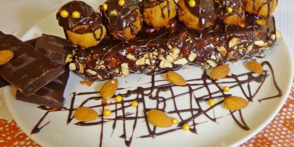 Рецепт эклера праздничного