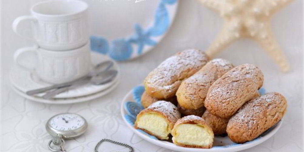 Рецепт эклеров с хрустящим кракелюром
