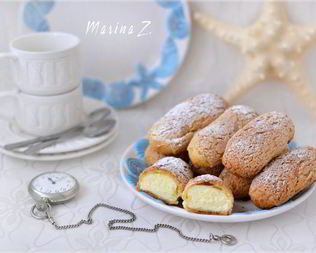 Эклеры с хрустящим кракелюром