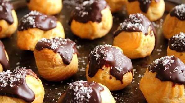 эклеры с кофейным кремом гроза