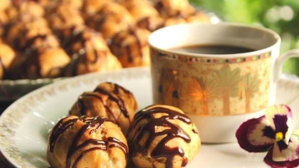 эклеры с кофейным кремом гроза