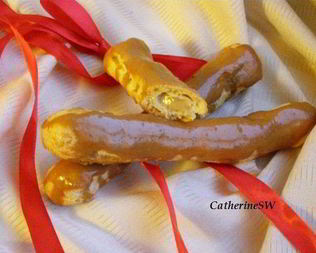 Эклеры с кофейным заварным кремом