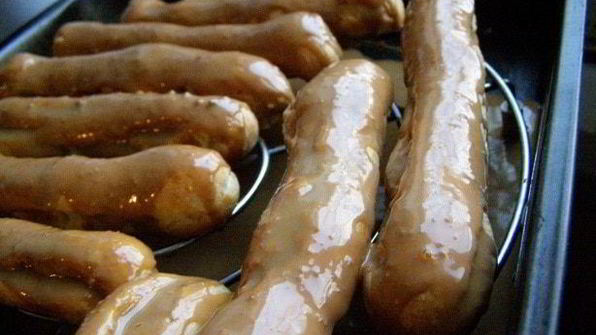 эклеры с кофейным заварным кремом