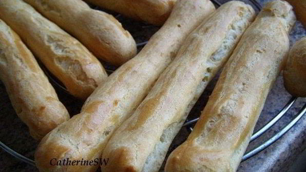 эклеры с кофейным заварным кремом