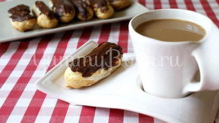 Эклеры с творожным сыром