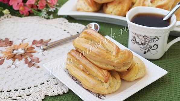 эклеры со сгущенкой