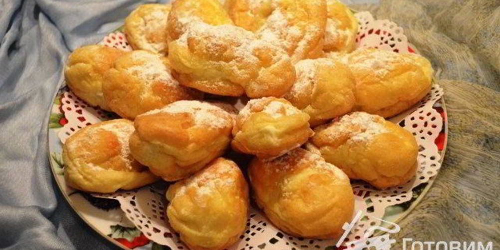 Рецепт заварного теста на растительном масле для эклеров, профитролей