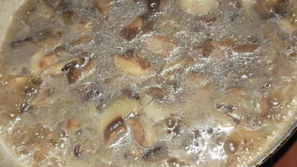 картофельная запеканка с шампиньонами