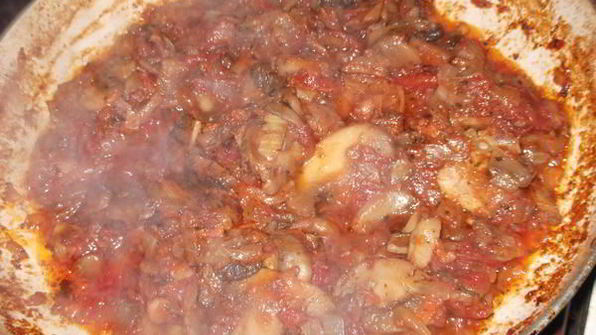 картофельная запеканка с шампиньонами