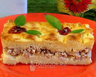 Картофельная запеканка со свиным фаршем и сыром