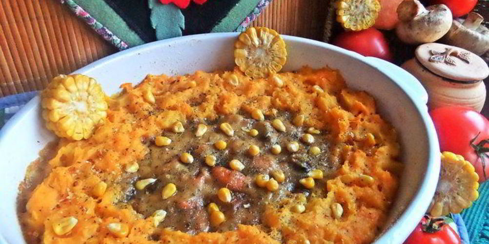 Рецепт картофельно-рыбной запеканка под соусом бешамель