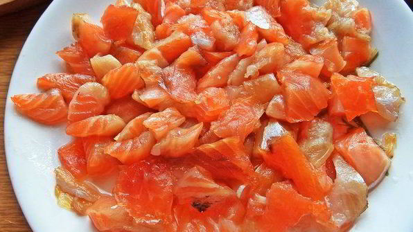 картофельно-рыбная запеканка под соусом бешамель