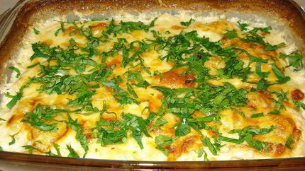 Куриная запеканка с картофелем