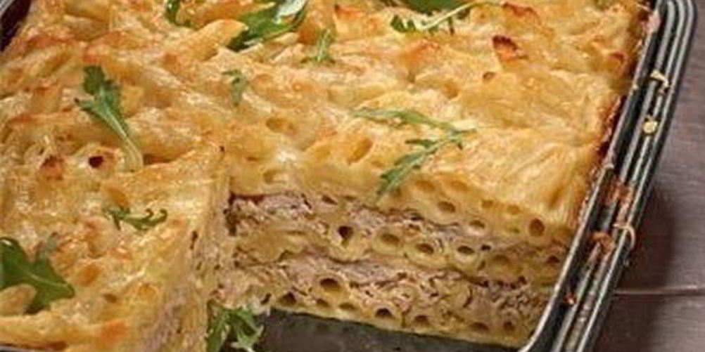 Рецепт макаронной запеканки с фаршема