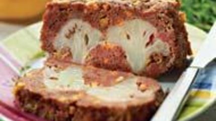 Мясная запеканка с цветной капустой