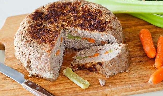 Мясная запеканка в мультиварке