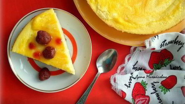 нежная творожная запеканка