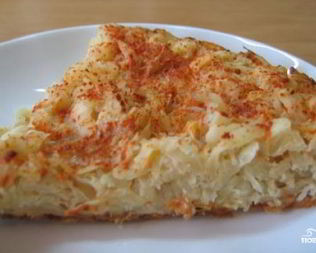 Постная запеканка из капусты