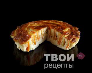 Сырно-овощная запеканка