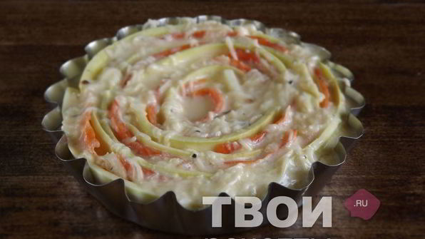 сырно-овощная запеканка