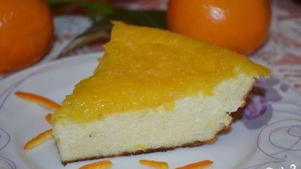 Творожная запеканка с апельсином