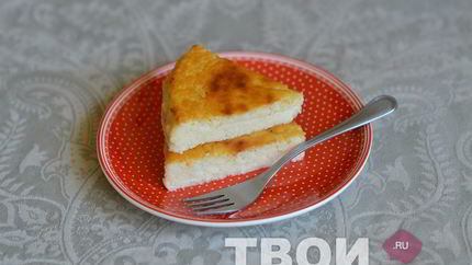 Творожная запеканка с бананом