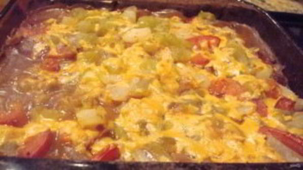 вегетарианская картофельная запеканка