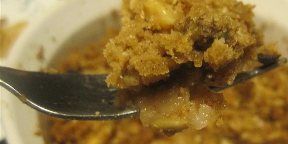 Рецепт яблочной овсяной запеканки крисп с медом