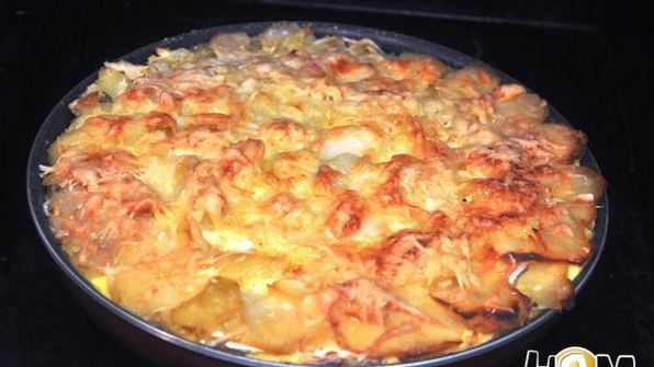 запеканка 4 сыра с картофелем