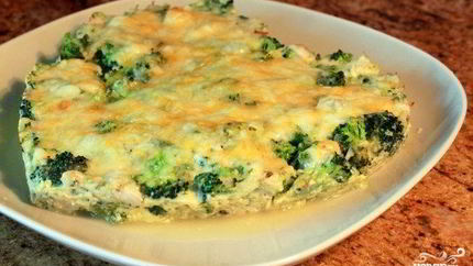 Запеканка из брокколи диетическая