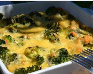 Запеканка из брокколи в духовке