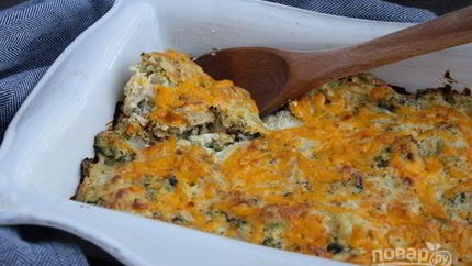 Запеканка из брокколи