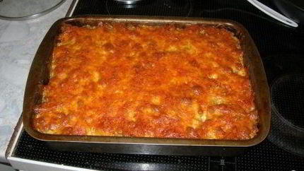 Запеканка из фарша в духовке