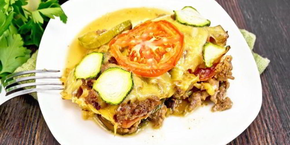 Рецепт запеканки из кабачков в микроволновке