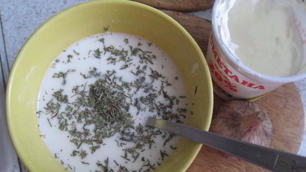 запеканка из курицы с голубым сыром