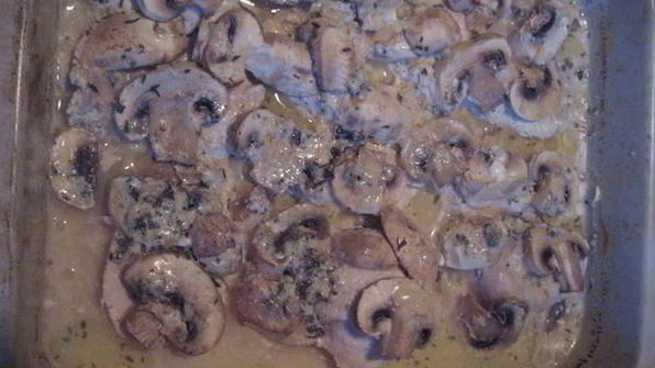 запеканка из курицы с голубым сыром