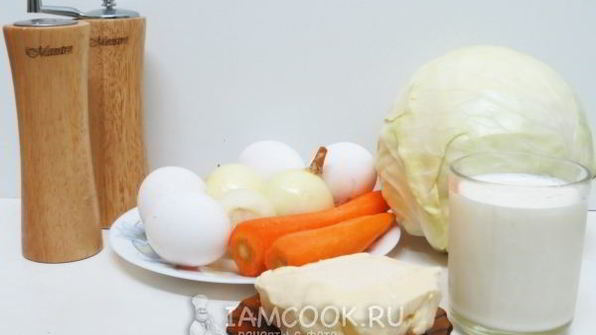 запеканка из молодой капусты с яйцами