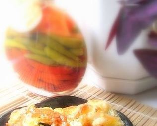 Запеканка из цветной капусты со шпинатом