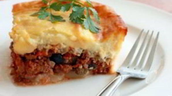 запеканка картофельная с баклажанами