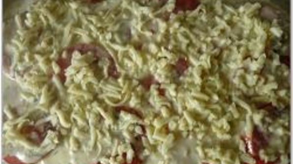 запеканка с рыбой и шпинатом