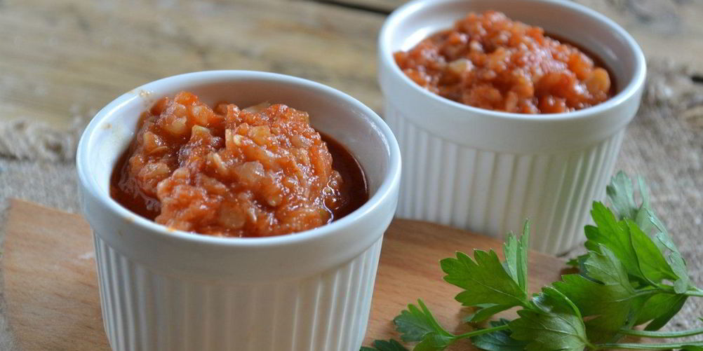 Рецепт аджики из кабачков с помидорами