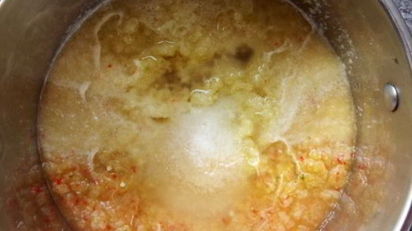 аджика из кабачков с яблоками на зиму