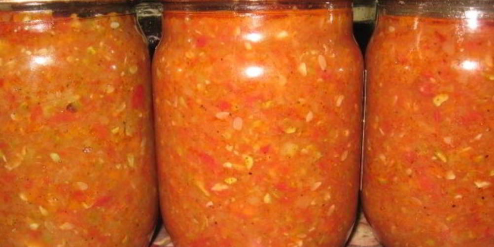 Рецепт аджики иза кабачкова с яблоками