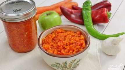 Аджика из помидорчиков на зиму