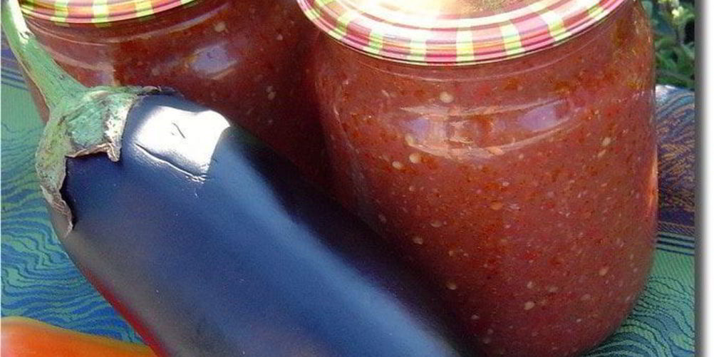 Рецепт аджики с баклажанами