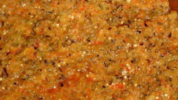 аджика с баклажанами